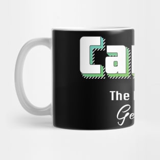 Canon Georgia Yellow Text Mug